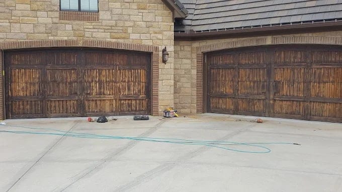 Painting work by Childress Painting at Custom Wood Staining (Residential Home), Overland Park — photo 4
