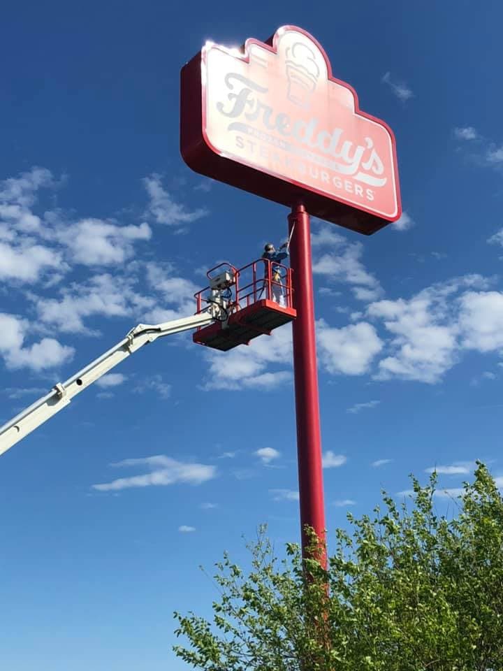 Painting work by Childress Painting at Freddy's Frozen Custad & Steakburgers, Kansas City — photo 2