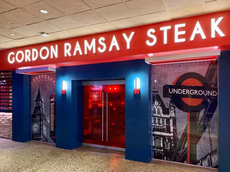 Painting work by Childress Painting at Gordon Ramsay's Steakhouse, Kansas City — photo 4
