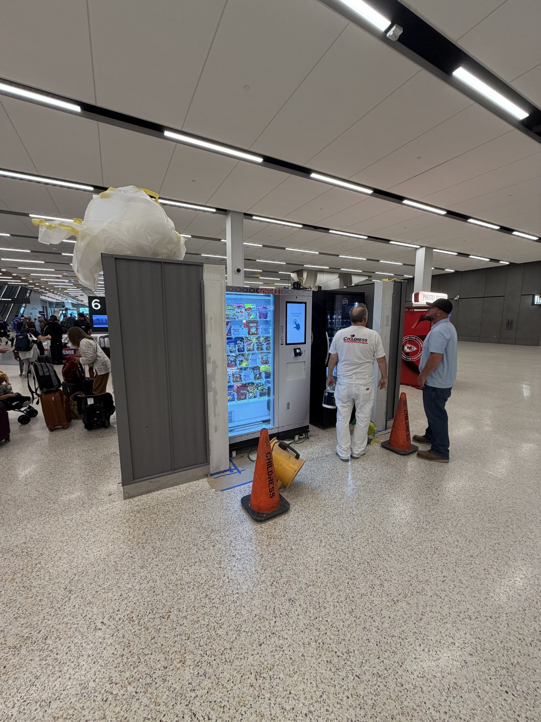 Painting work by Childress Painting at Health & Beauty Tech, Kansas City Airport — photo 2