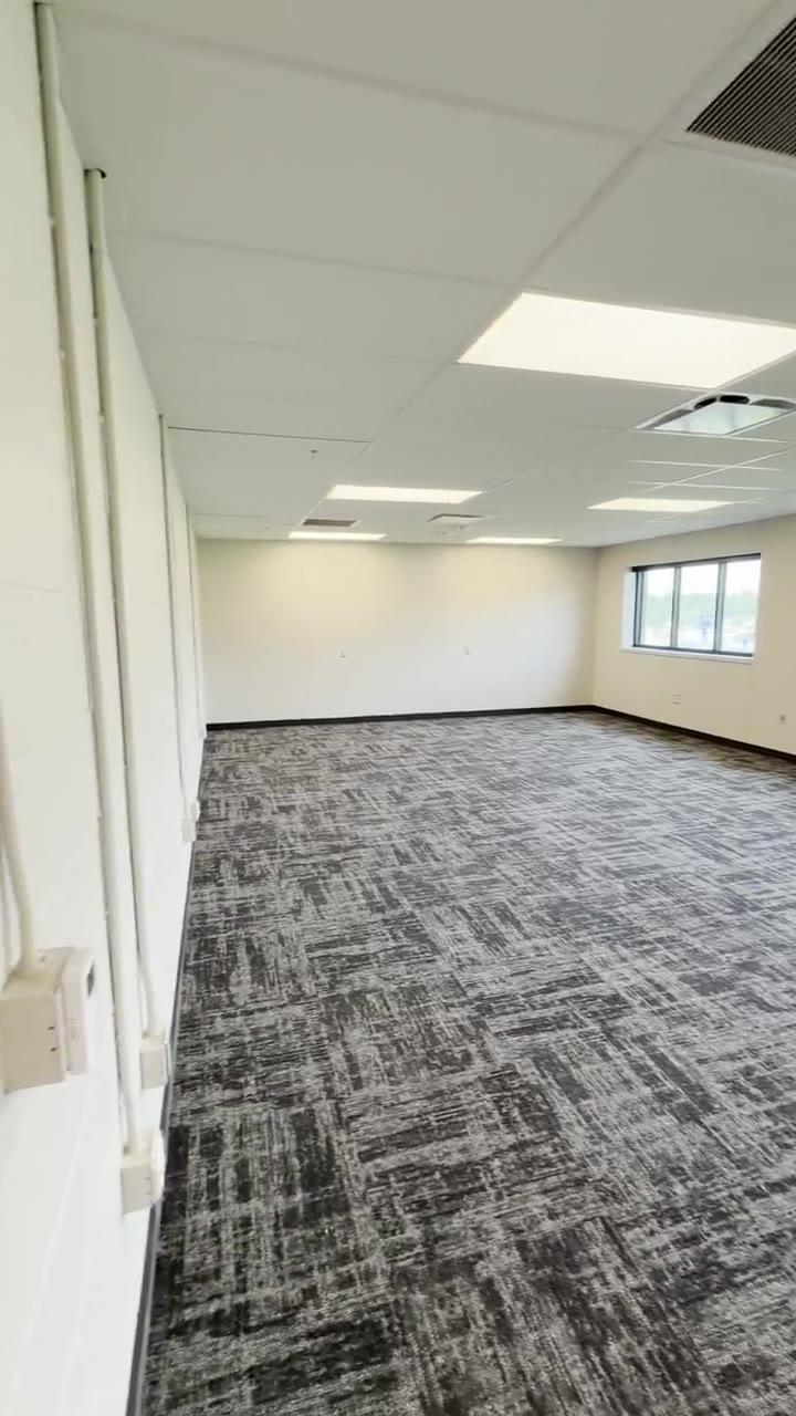 A completed commercial office interior handed back clean